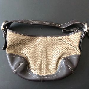 Coach small shoulder bag - brown